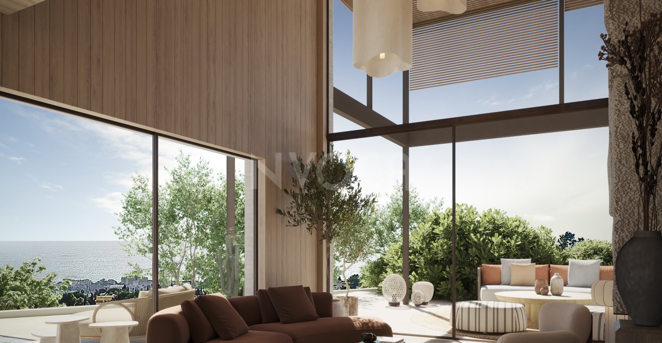 A collection of five exclusive luxury villas with panoramic views in the Marbella Golden Mile · Cascada de Camojan · Sierra Blanca