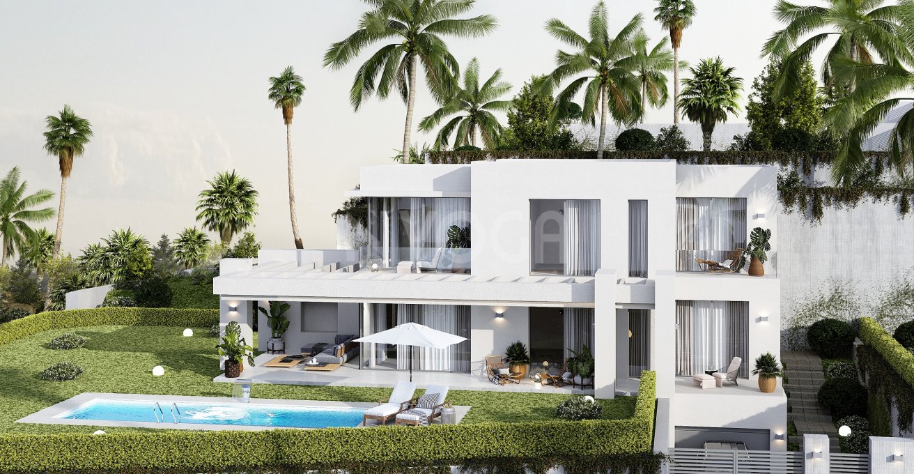 Preciosa villa de estilo contemporáneo en Mijas Pueblo, Málaga