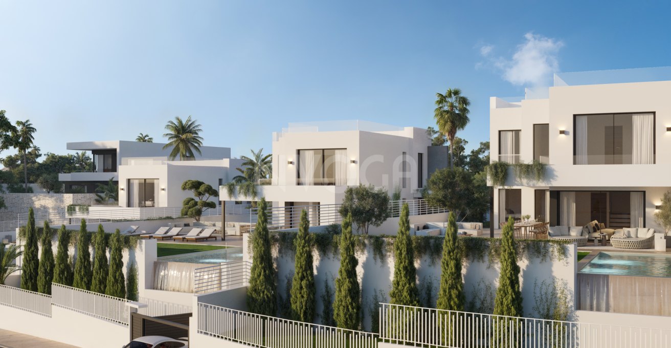 Villa Aurea es una villa contemporánea terminada, sin amueblar y lista para ser personalizada