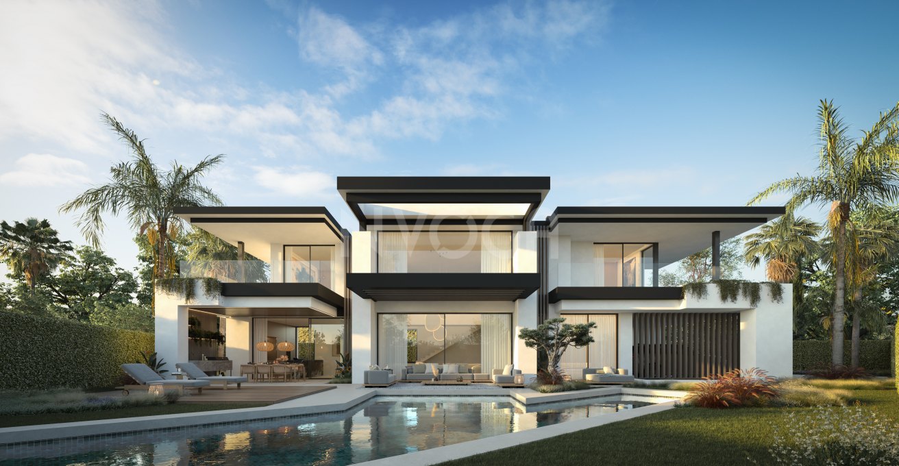 Blume, exclusiva colección boutique de 3 villas contemporáneas a pocos pasos de la playa, en una de las zonas residenciales más exclusivas de Marbella.
