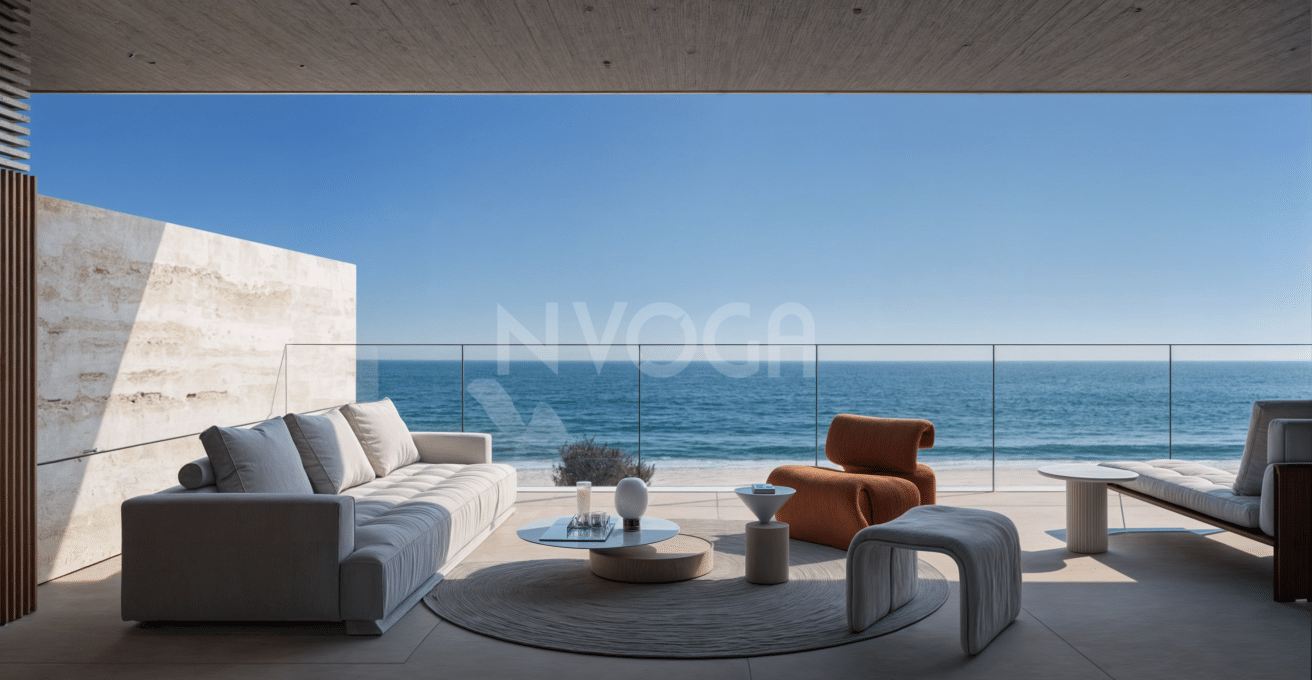 ‘Live one step from the sea’ In front of the beach we offer this fantastic project, NUBAY.