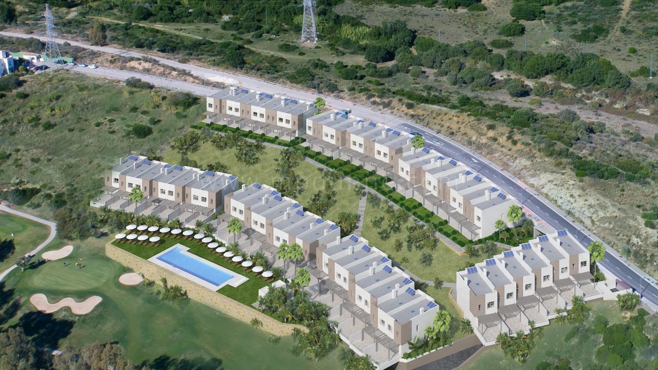 Off Plan moderne Stadthäuser in Estepona Golf