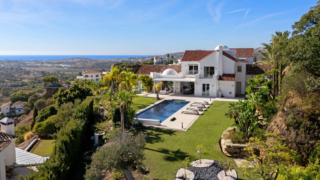 Luxusvilla mit Panoramablick in Puerto del Almendro, Benahavís