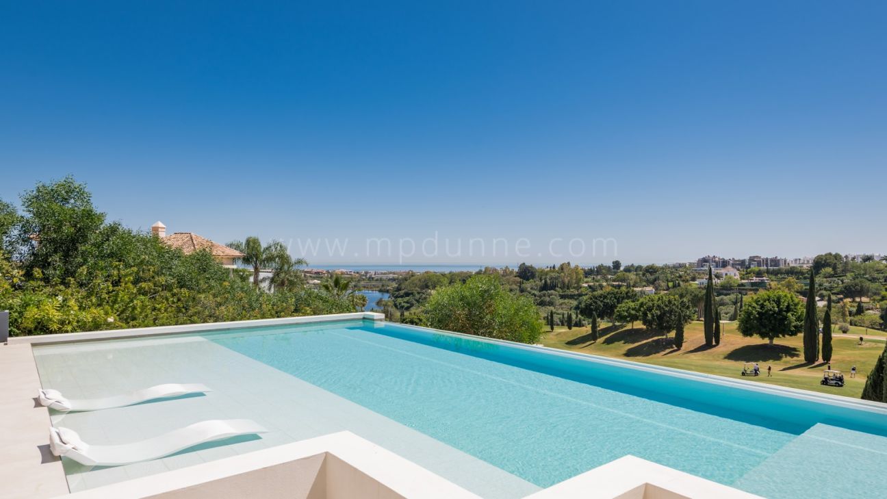 Luxury Modern Villa with Panoramic Sea and Golf Views in Los Flamingos