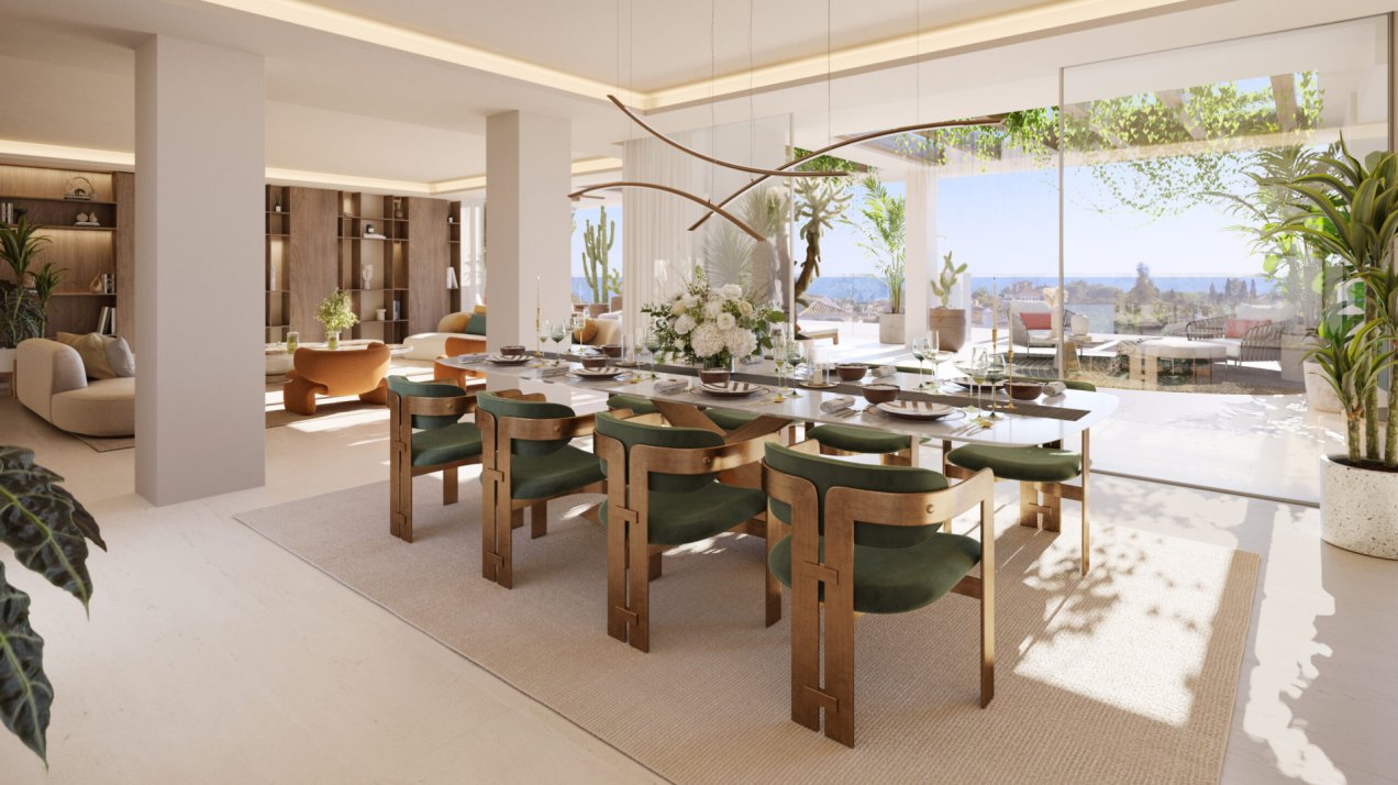 Beautiful apartment with huge terraces on the Golden Mile Marbella