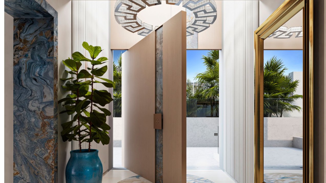 An iconic custom residence featuring Versace home design in Ocho de Oro, Marbella