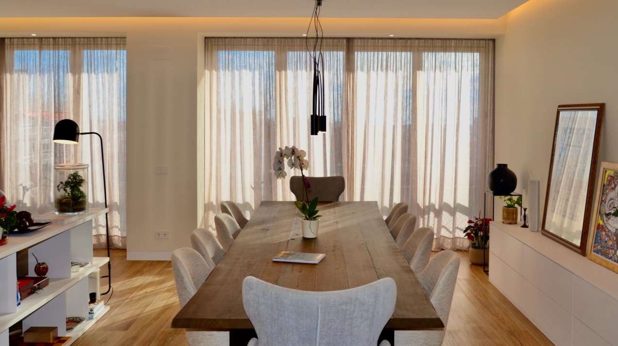 Impresionante vivienda reformada con un estilo vanguardista en el distrito de Chamartín