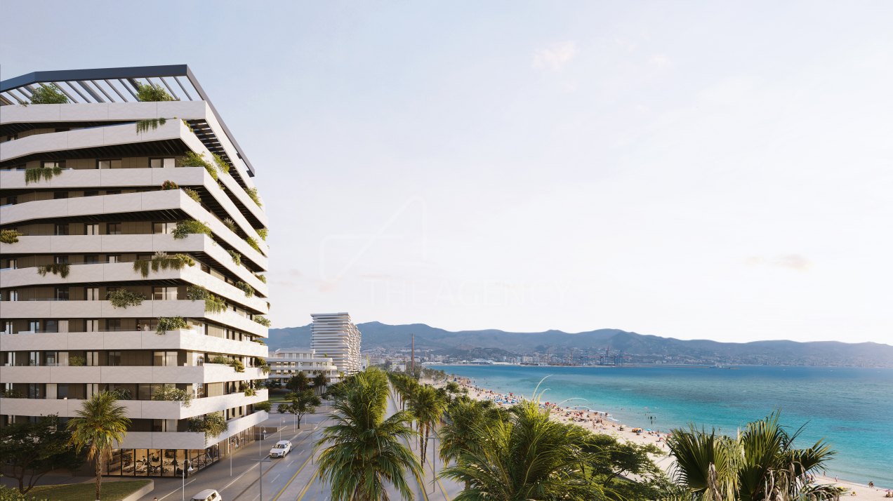 Luxury living in Málaga city - new front line beach apartments