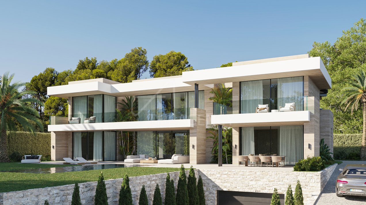 One of a kind new villa in prime location, El Paraiso, New Golden Mile, Estepona.