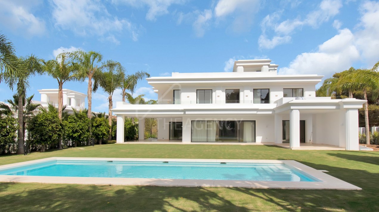 Beautiful newly built villa on the Golden Mile with fantastic views, Marbella