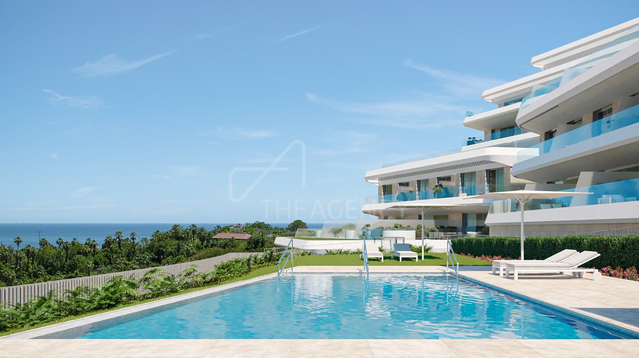 Modern Ground Floor Apartment with Sea Views – New Golden Mile, Estepona