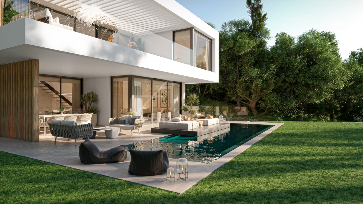 Contemporary Villa with Private Pool – New Golden Mile, Estepona