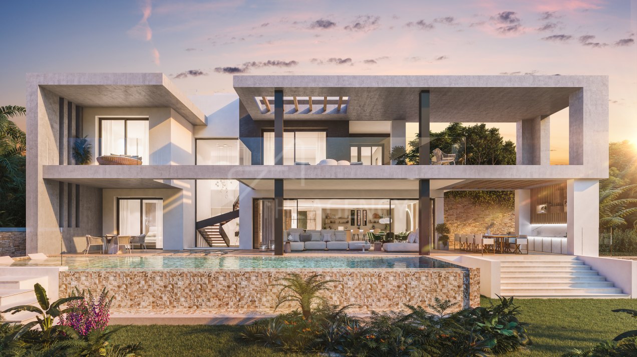 Contemporary Villa with Infinity Pool and Rooftop Solarium – The Golden Mile, Marbella