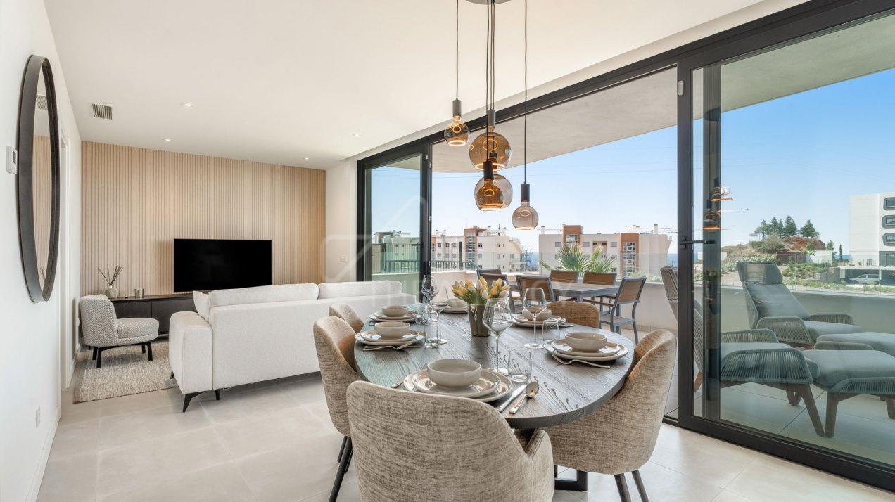 Modern ground-Floor Apartment with Partial Sea Views for Sale – El Higuerón West, Fuengirola