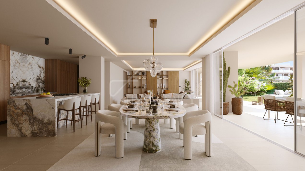 Luxurious Apartments with Private Garden in Marbella's Premier Location