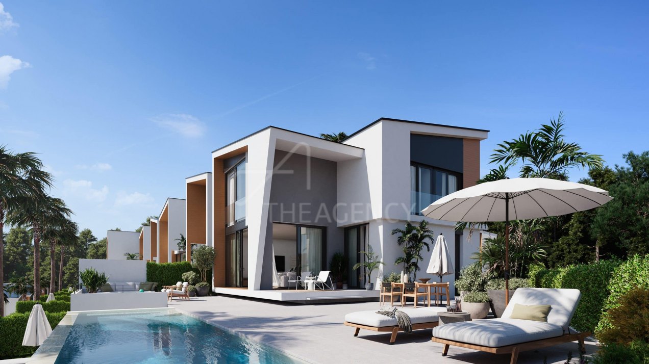 Contemporary Villas with Unique Architecture and Natural Harmony