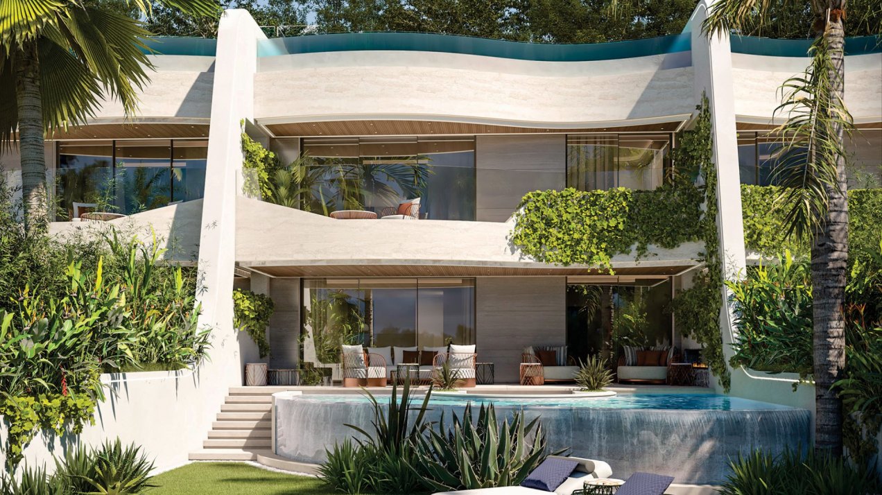 Branded residencias dúplex de nueva construcción bajo plano, a escasos pasos de Puente Romano, Marbella
