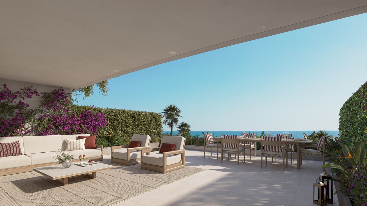 Luxurious residential complex with panoramic Sea views in Benalmadena Costa, Málaga