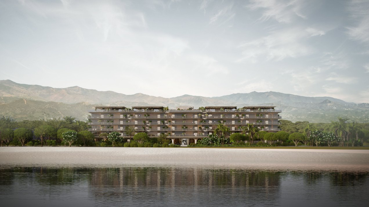The first beachfront residential development in Estepona with five-star services, Tyrian in Estepona