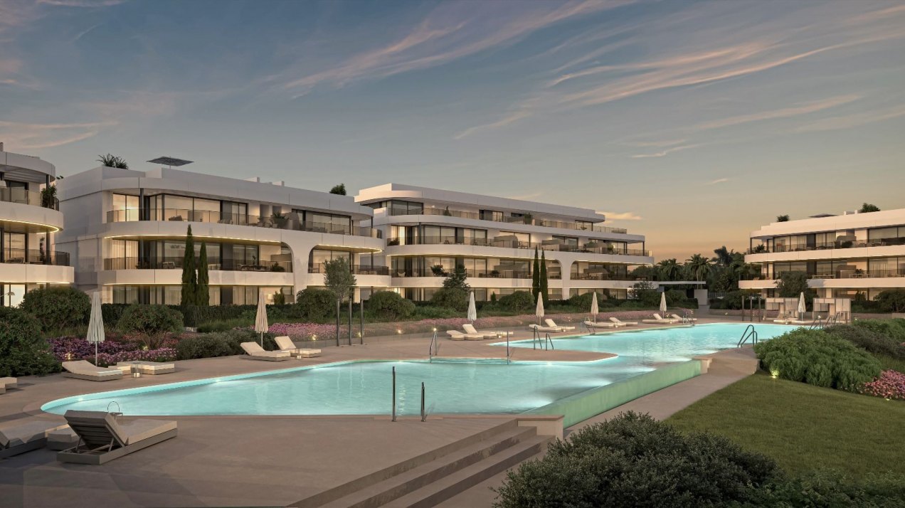 Modern new build apartments in the golden triangle Estepona