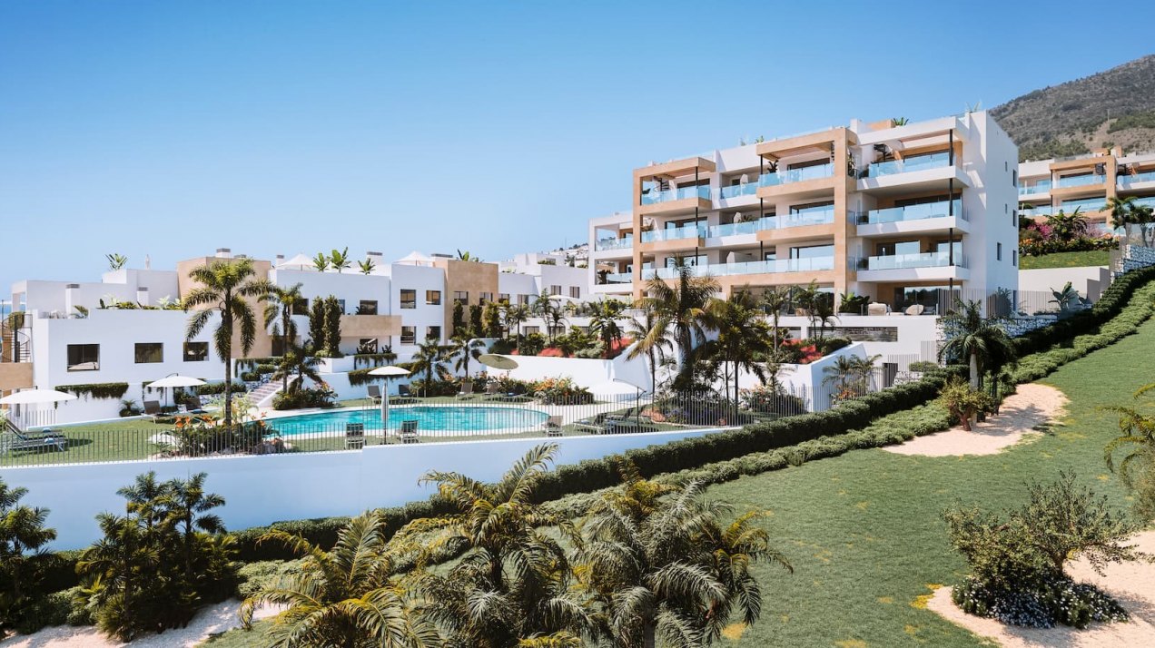 Exquisite complex with spectacular sea views, Benalmádena pueblo