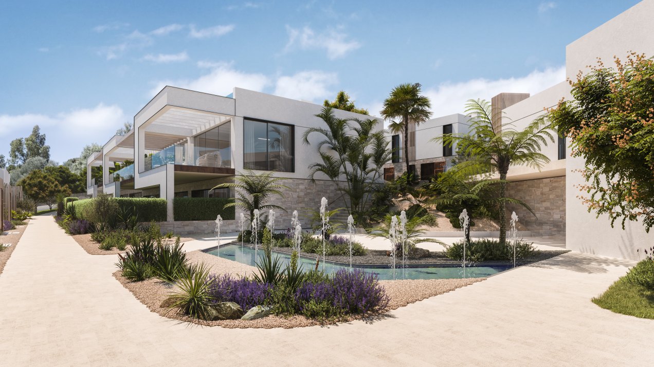 Coquetos adosados-dúplex en resort con servicio de concierge, Mijas costa