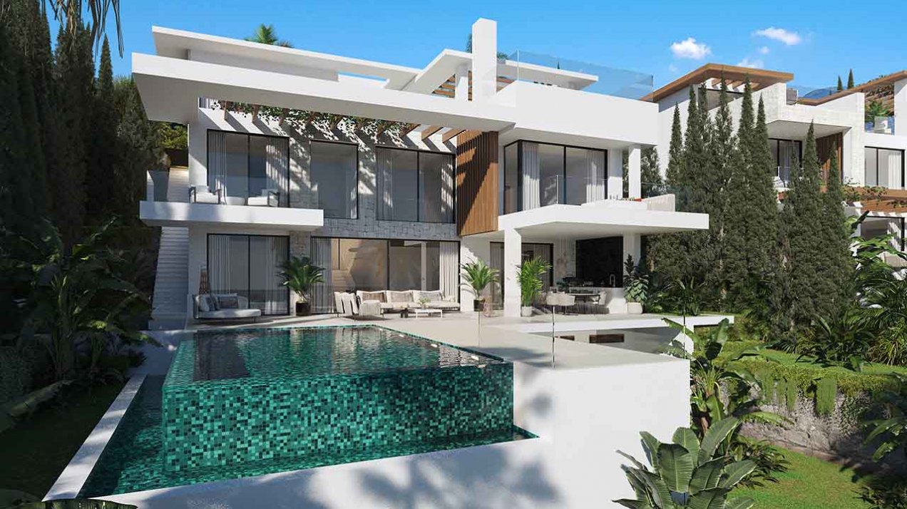 Exclusive and new project of 12 villas in the new Golden Mile, Estepona