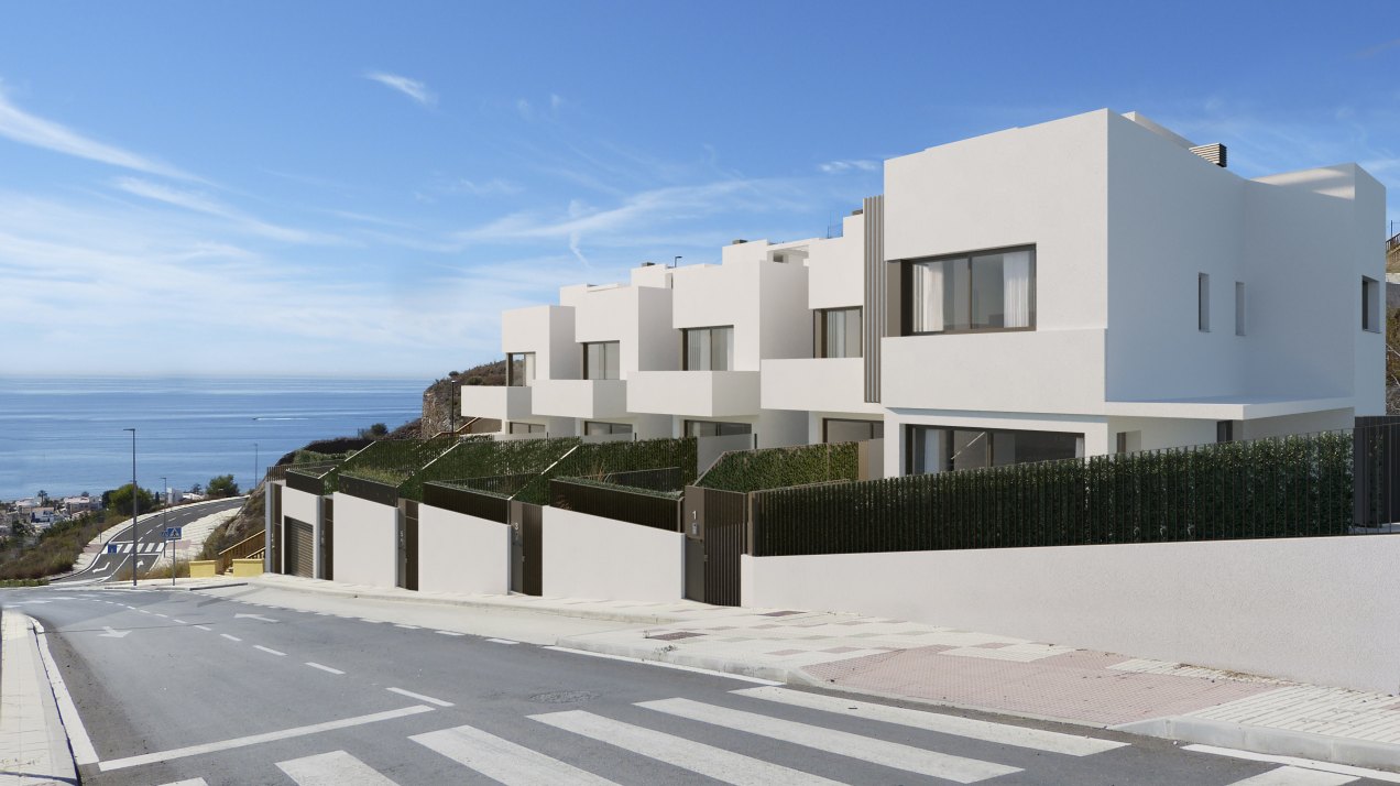 Charming complex of exclusive townhouses in Rincón de la Victoria