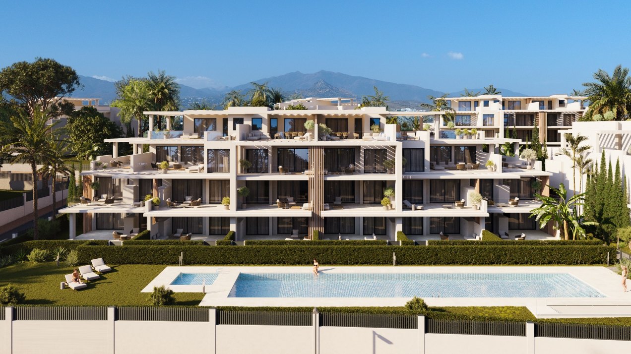 Elegant and bright penthouse located in the exclusive New Golden Mile of Estepona