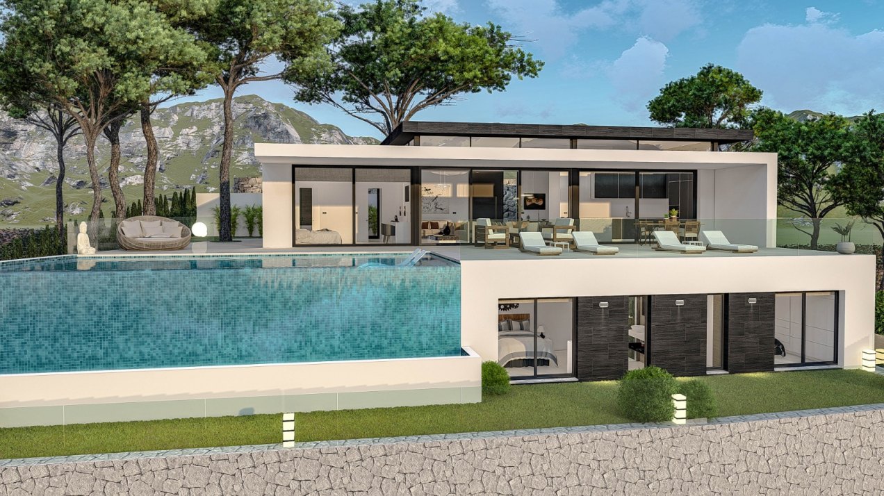 Villa elegante "llave en mano" entre prestigiosos campos de golf de Mijas