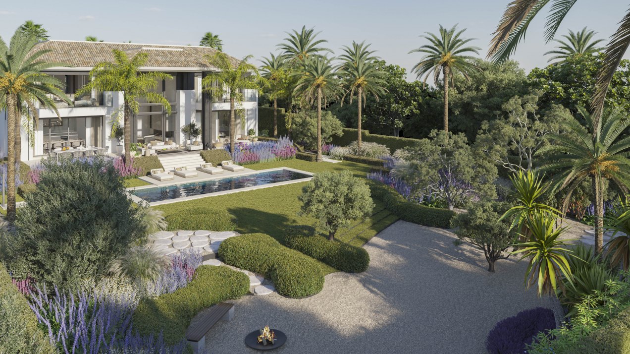 Spectacular villa project close to the Golden Mile with panoramic views