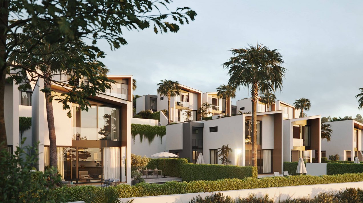 Stunningly designed semi-detached house close to the beach in Reserva del Chaparral, Mijas