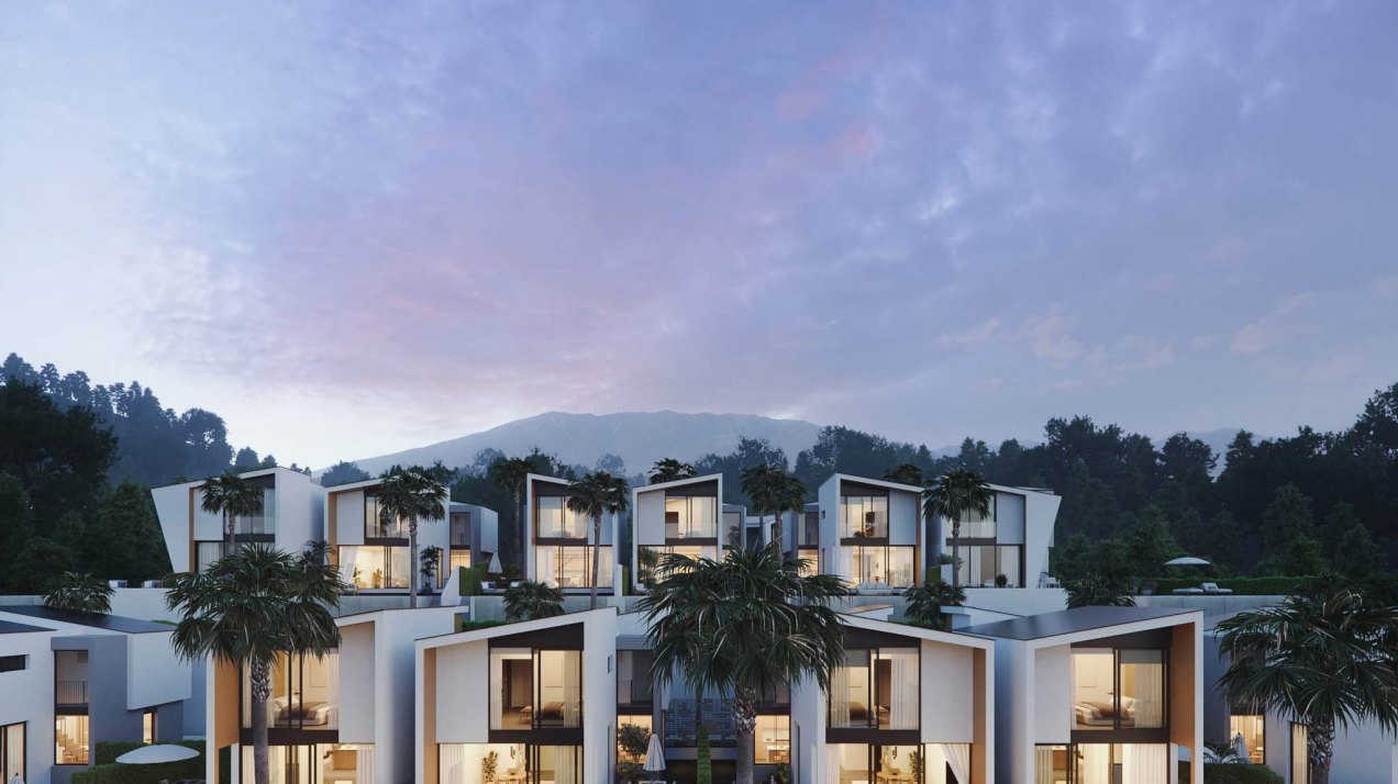 Stunningly designed semi-detached house close to the beach in Reserva del Chaparral, Mijas