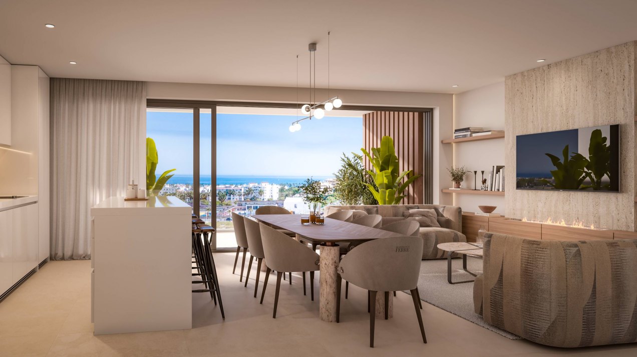 Penthouse in new development area in San Pedro de Alcántara, with private pool, Marbella