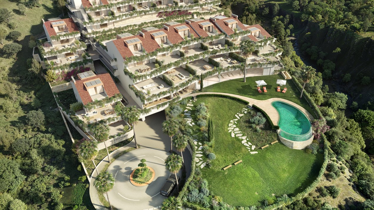 Apartamento de lujo en planta baja con jardín privado y vistas al mar