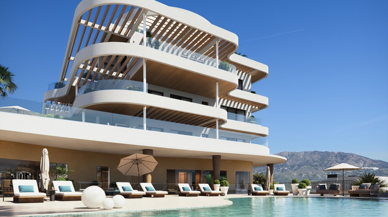 Luxury apartment with Panoramic Golf and Sea Views in Mijas, Málaga