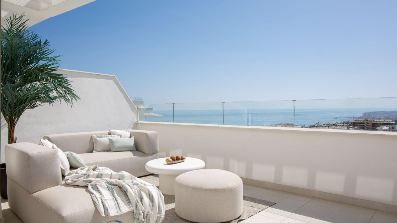 Increíble ático totalmente amueblado con vistas espectaculares en El Higuerón West