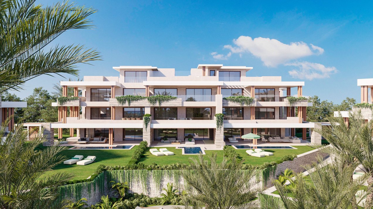 Spectacular residence from a new beachfront project in East Estepona, Estepona