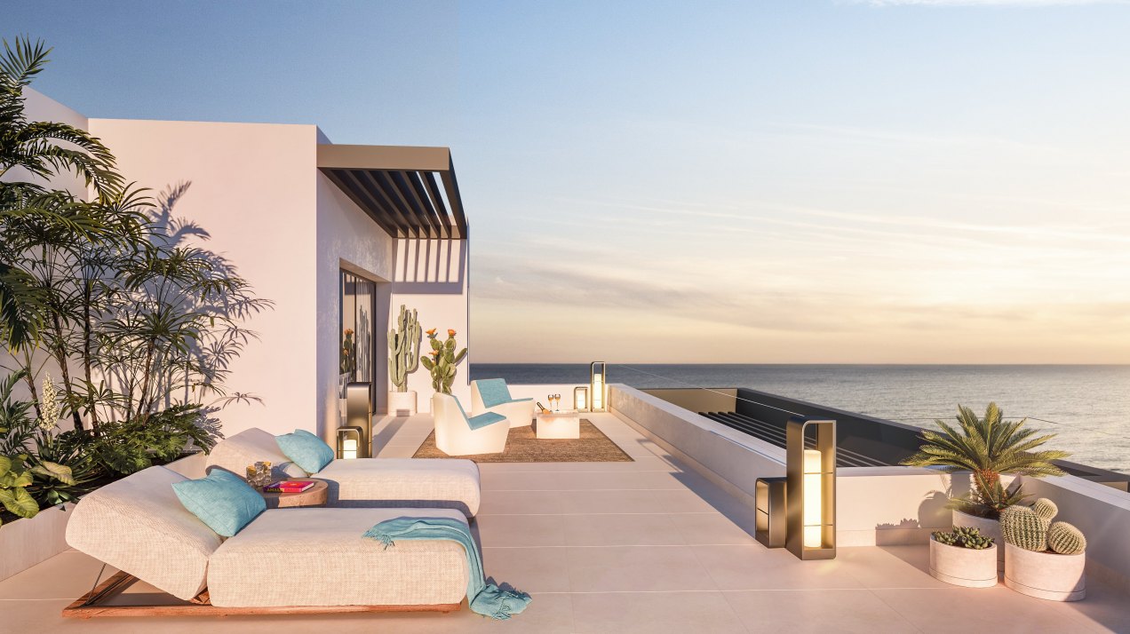 Modern Penthouse with exceptional views of the mediterranean cost near Nerja