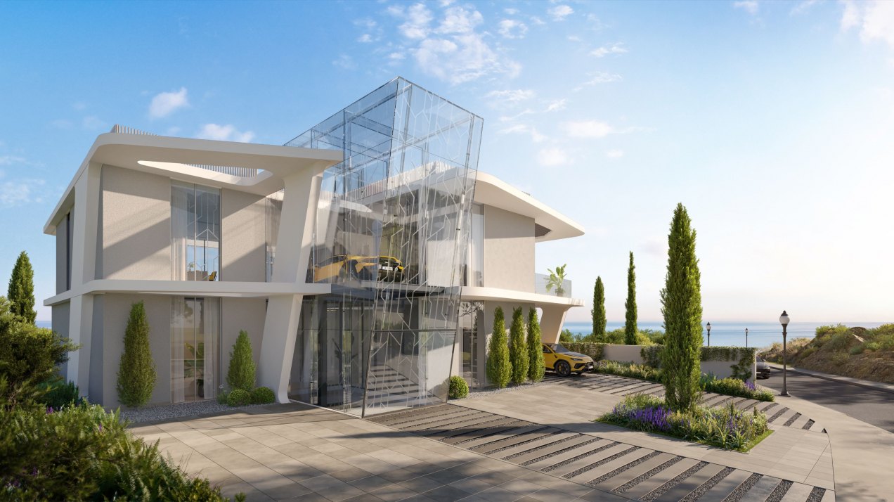 Impresionante villa de lujo inspirada en el mundo de los superdeportivos de lujo, Benahavís.