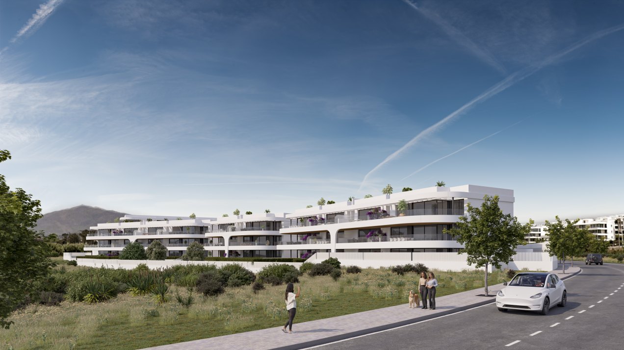 Apartamento de lujo contemporáneo en el exclusivo Triángulo de Oro de Estepona, Estepona