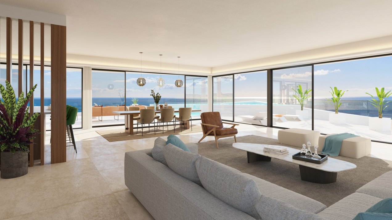 Stunning penthouse with private pool in El Higuerón