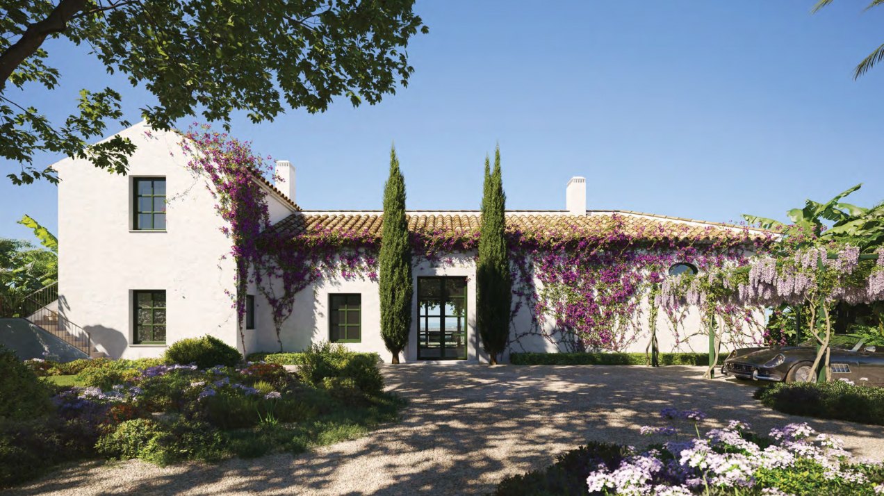 Authentic Andalusian spirit in this villa of magnificent panoramic villas in Finca Cortesin, Casares