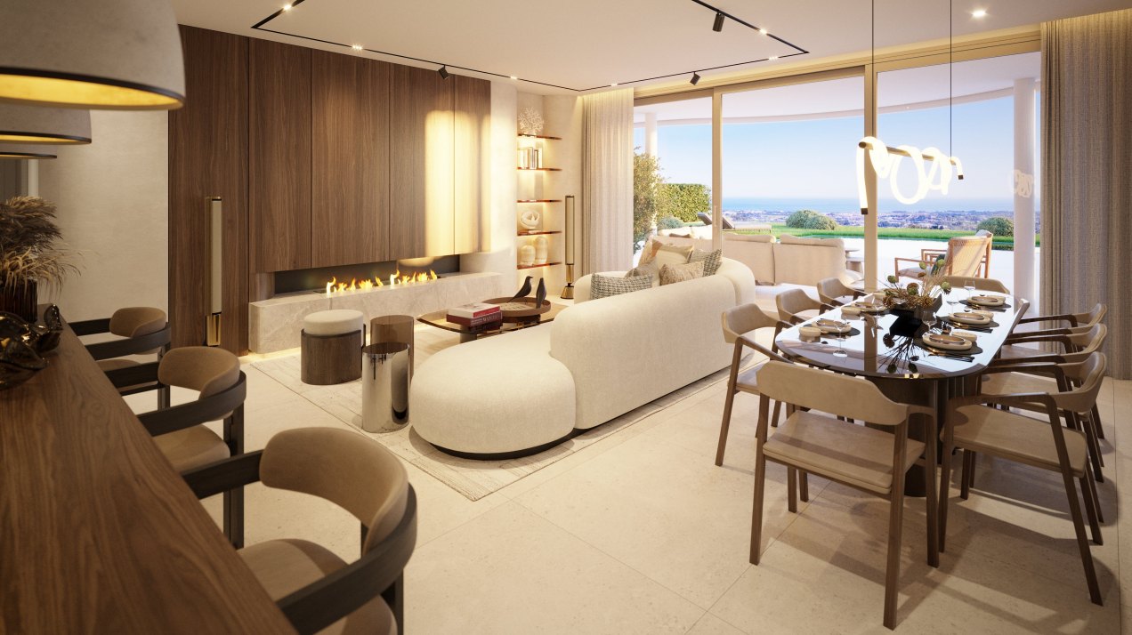 Impresionante apartamento de lujo de nueva construcción con visas panorámicas al mar