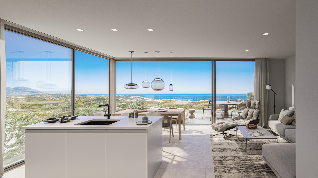 Precioso ático en edificio fundido con la naturaleza en Calanova Golf