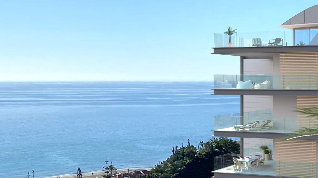 Penthouse with spectacular sea views, close to the beach in Fuengirola