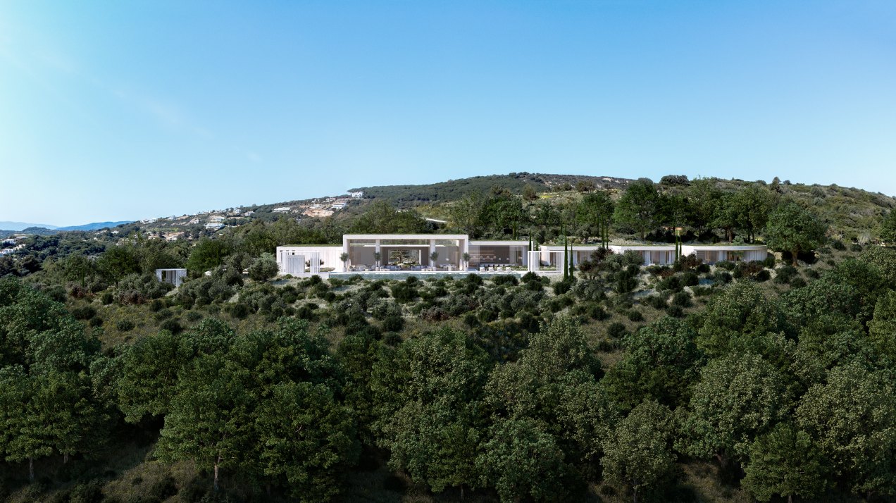 IMPRESIONANTE PROYECTO DE VILLA INTEGRADA EN LA NATURALEZA EN SOTOGRANDE