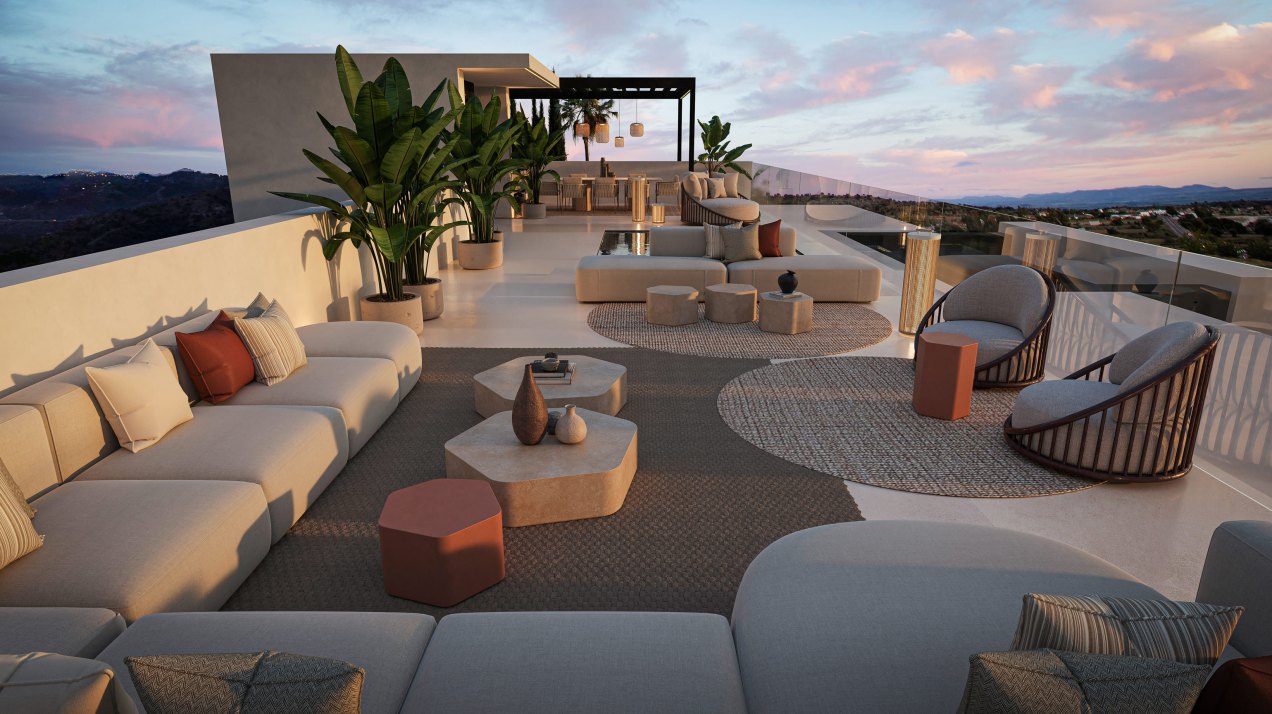 New villa project on the New Golden Mile in Bel Air, featuring a contemporary and elegant style