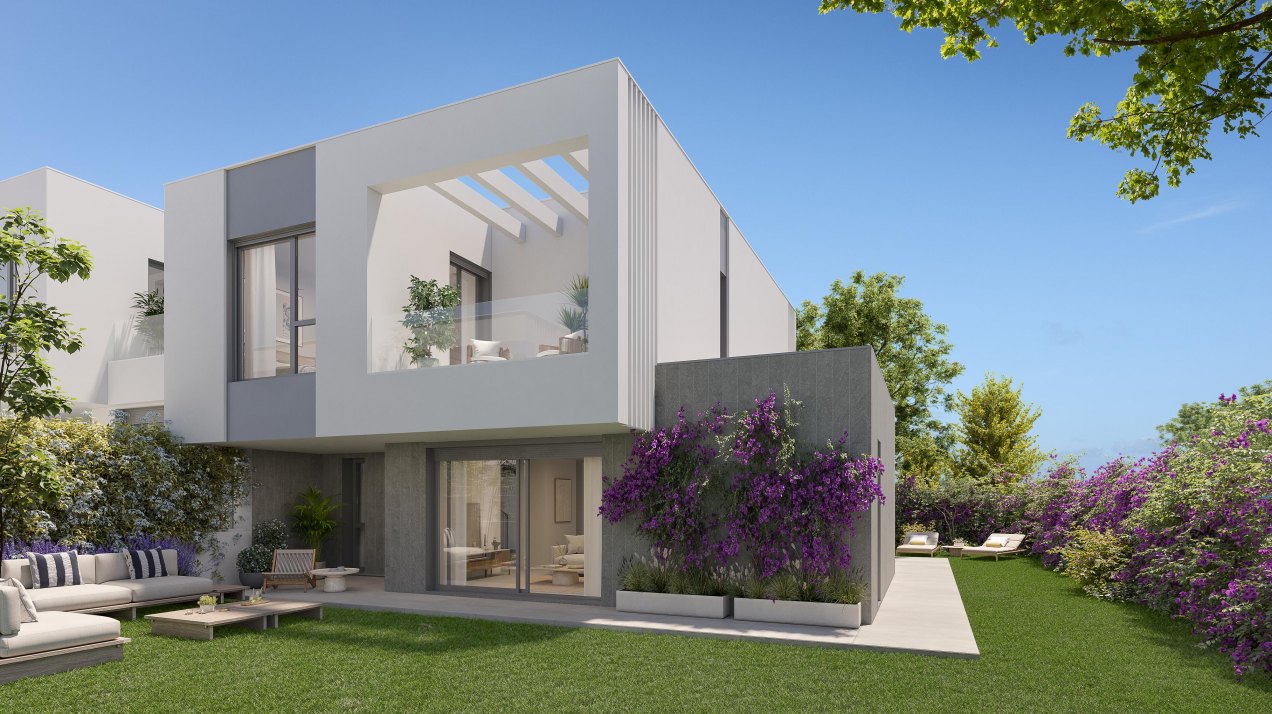 Newly projected townhouse at only 300 meters from the beaches of Elviria