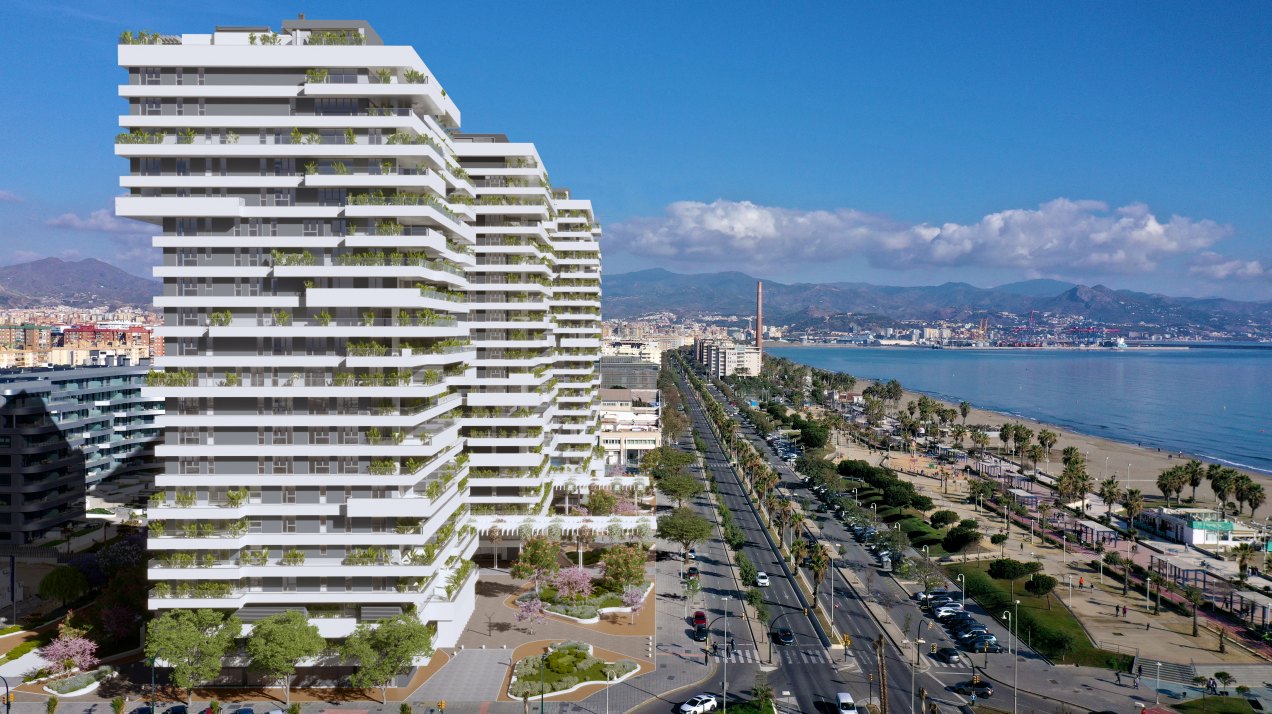 Spectacular apartment in exclusive tower in Malaga West